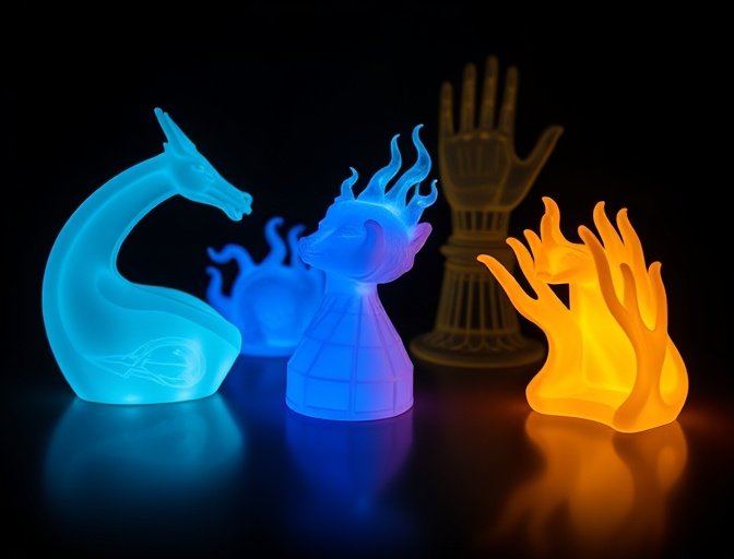 Objets phosphorescents